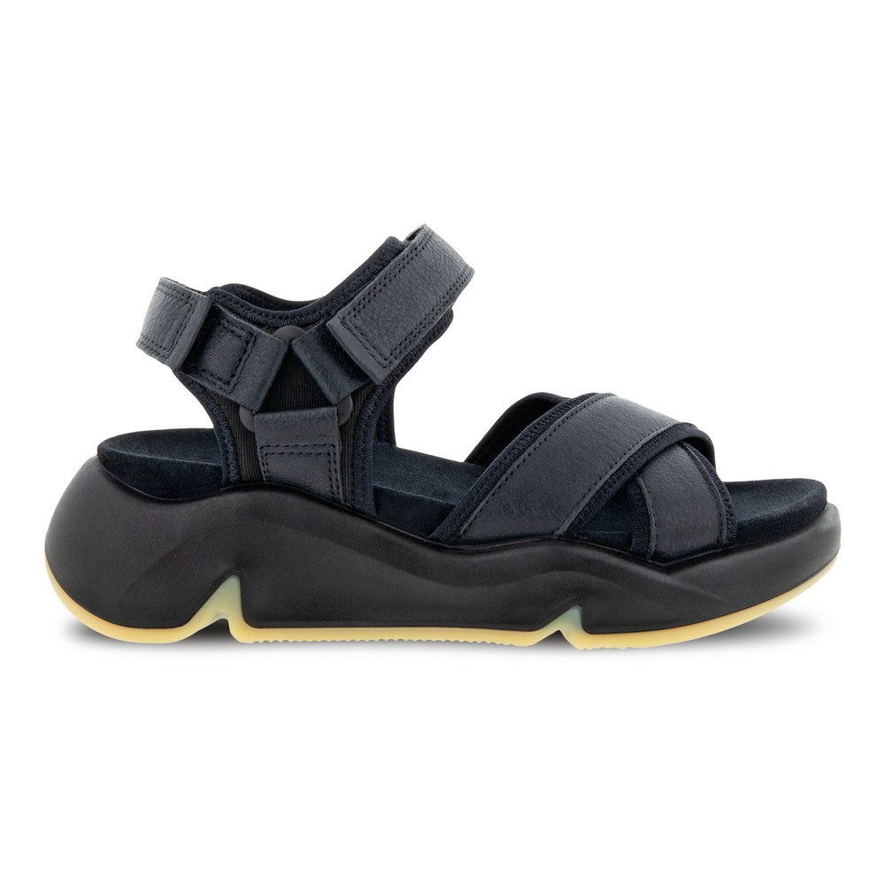 Sandalias Mujer - ECCO Chunky Criss-Cross - Negros - SZY731046